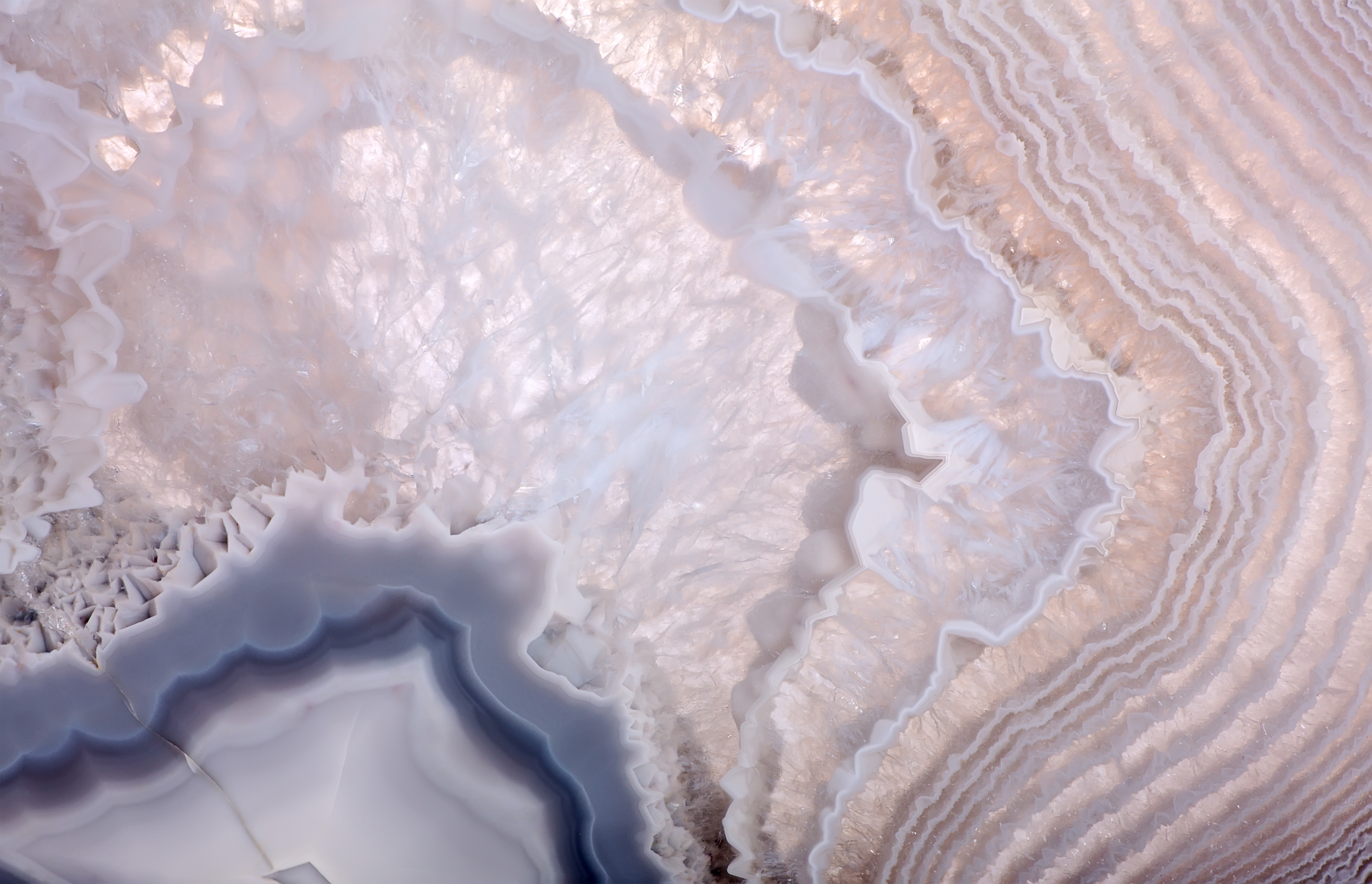 Shades of white stone